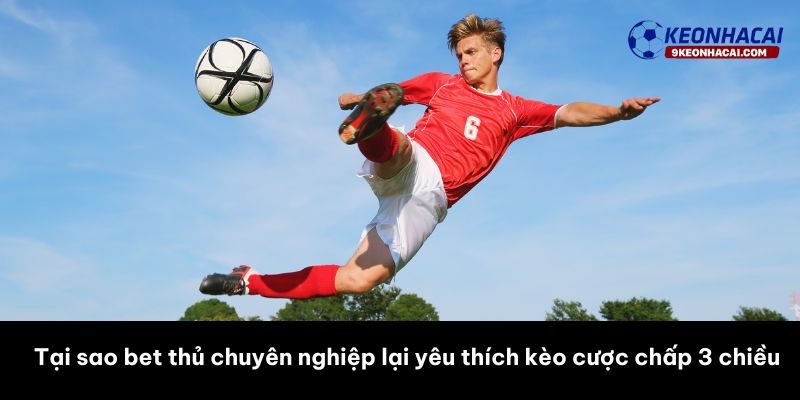 Tại sao bet thủ chuyên nghiệp lại yêu thích kèo cược chấp 3 chiều?