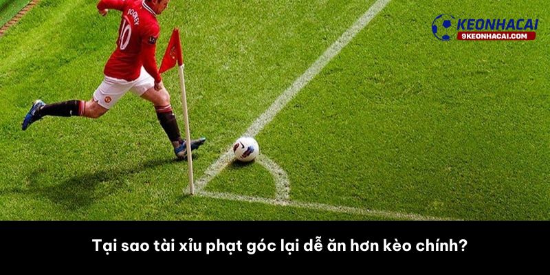 Tại sao tài xỉu phạt góc lại dễ ăn hơn kèo chính? 