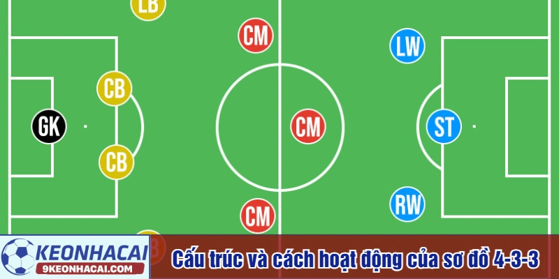 Cấu trúc và cách hoạt động của sơ đồ 4-3-3